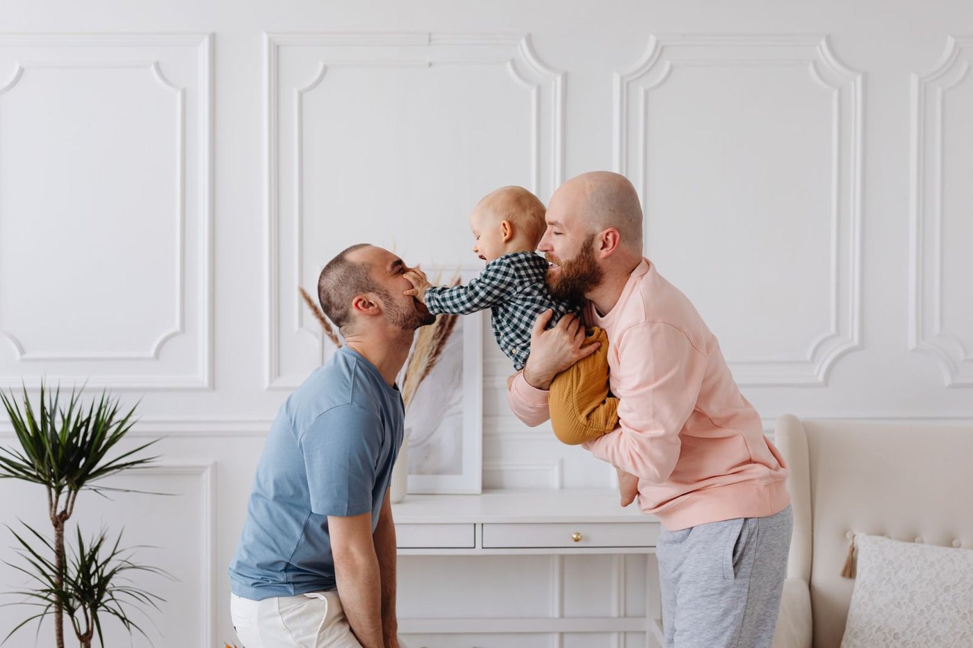 LGBTQ+ family at home